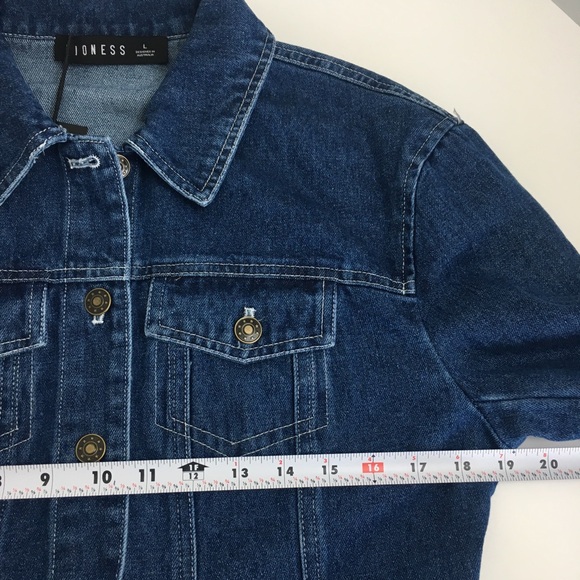 Lioness Rider Denim Jacket Large - Picture 12 of 16